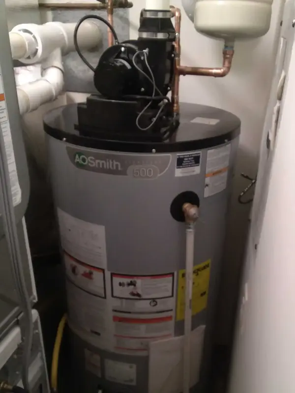 flushing a water heater