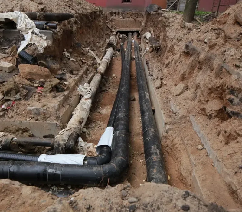 "Bellies" found by a lateral inspection